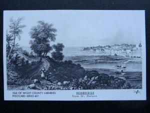 Isle of Wight BEMBRIDGE from St. Helens RP Postcard by Pamlin Series 601