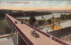 Postcard Potomac River Bridge Williamsport MD