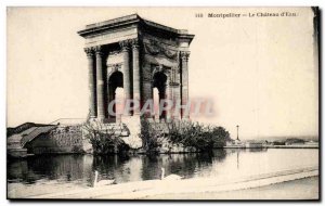 Montpellier Old Postcard The Chateau d & # 39eau