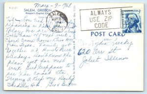 SALEM, Oregon OR ~ Johnson's LIBERTY STREET Scene c1960s Postcard