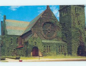 Unused Pre-1980 CHURCH SCENE Springfield Massachusetts MA G3237