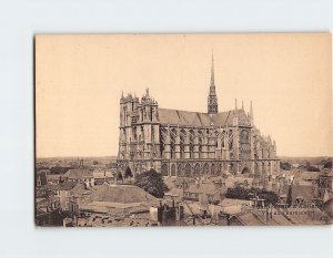 Postcard Vue du Louvencourt, Cathédrale d'Amiens, France