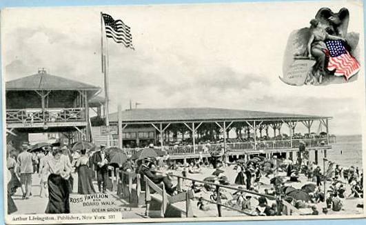 NJ - Ocean Grove, Ross Pavilion & Boardwalk