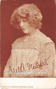 Nellie Stewart Theater Actor / Actress Unused a lot of corner wear