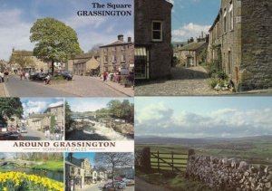 Grassington Shops Square Hotel National Park Moors 4x Postcard s