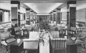 THE HOTEL RALEIGH Washington, DC Pall Mall Room c1930s Vintage Postcard