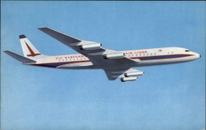 Eastern Airlines DC-8 Jet Airliner Airplane Pioneer Aviation Vintage Postcard