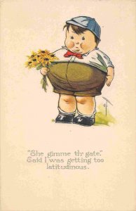 She Said I Was Getting Latitudinous Artist Charles Twelvetrees postcard