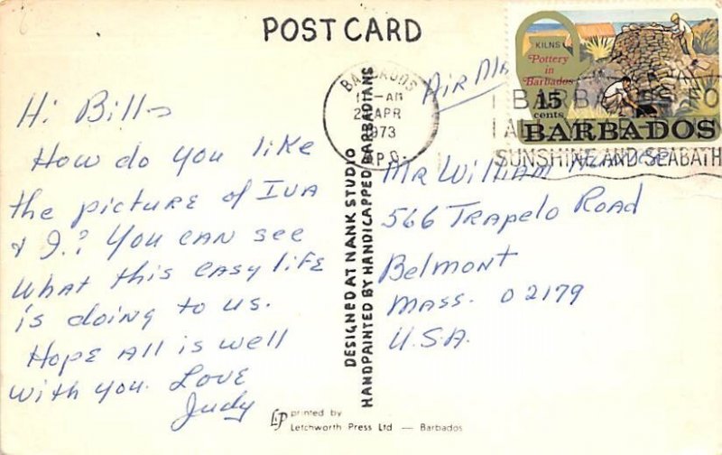 Back-Chat Nank Studio Barbados West Indies 1973 