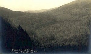 Real Photo - Silent Cliff - Breadloop, Vermont