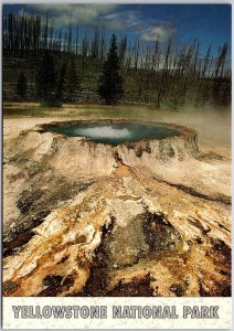 Punchbowl Spring Wyoming Hard Formation Geyserite Upper Geyser Basin Postcard