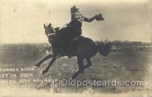 Miles City Roundup Western Cowboy, Cowgirl Unused 