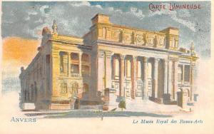 Carte Lumineuse, Anvers Le Musee Royal des Beaux Arts Transparencies Unused 