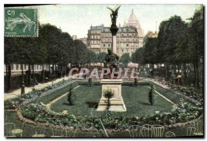 Old Postcard Paris Square of Antwerp