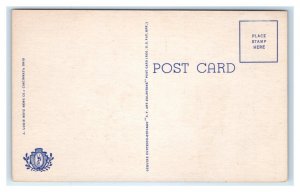 Set 2 Large Letter Linen CINCINNATI, OH Ohio 1949 Curteich Tichnor Postcards