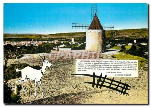 Postcard Modern Provence landscapes Moulin Alphonse Daudet Fontvieille B Rh L...