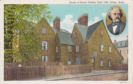 Massachusetts Salem House Of Seven Gables Built 1668