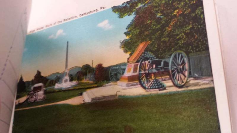 Gettsyburg Pennsylvania Souvenir Folder 25 Detachable Antique Postcards K31022