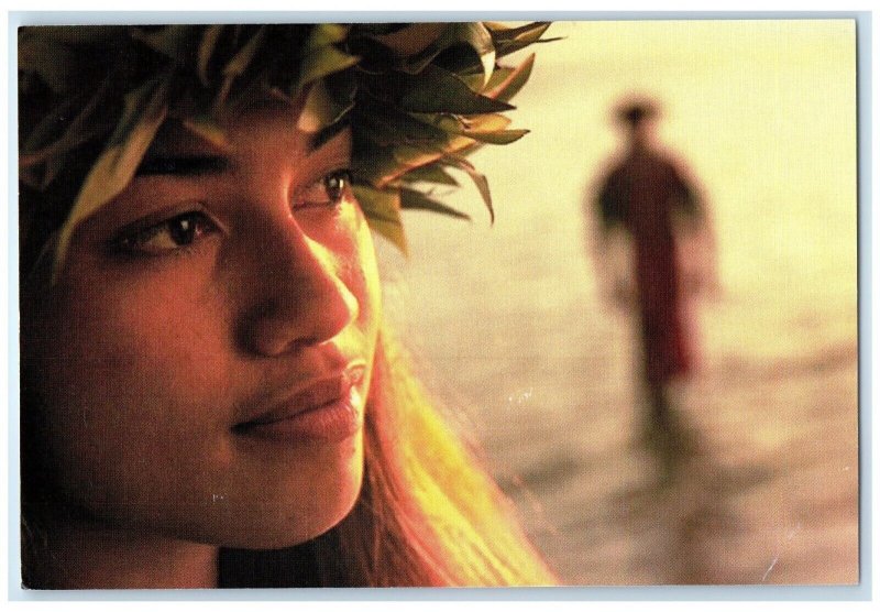 1960 Women Picture Lake Old Lahaina Luau Maui Lahaina Hawaii HI Vintage Postcard