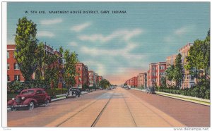 W. 5th Avenue, Apartment House District, Gary, Indiana, 30-40s