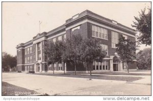 Nebraska Hastings Junior High School Real Photo RPPC