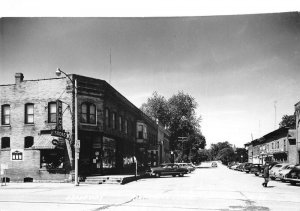 Richmond Illinois Broadway Street Scene Real Photo Postcard AA111307