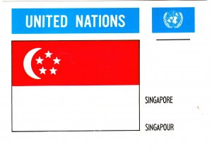 Singapore Flag, United Nations,