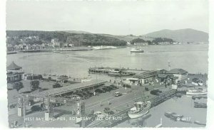 Vintage Postcard West Bay and Pier Rothesay Isle of Bute Posted 1954