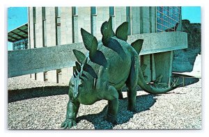 Stegosaurus Dinosaur National Monument Quarry Visitor Center Utah Postcard 