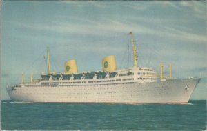 Postcard Ship Swedish American Line MS Gripsholm