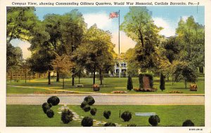Commanding Officers Quarters World War Memorial - Carlisle Barracks, Pennsylv...