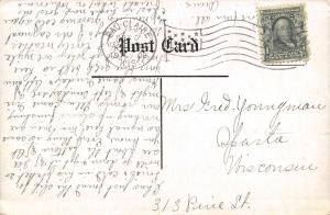 Eau Claire Wisconsin~Street Fair Decorations~Industrial Parade on Barstow~1908