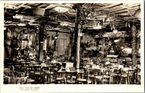 RPPC Clifton's Pacific Seas Cafeteria Los Angeles CA Vintage Postcard A44