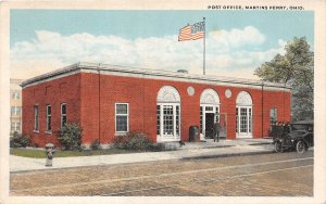 J52/ Martins Ferry Ohio Postcard c1910 Post Office Building 69