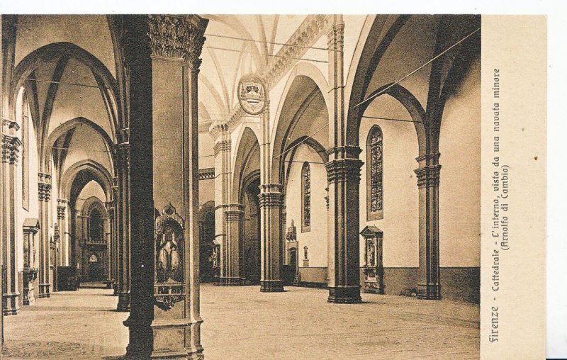 Italy Postcard - Firenze - Cattedrale - C'interno Visto Da Una Navata   ZZ3734