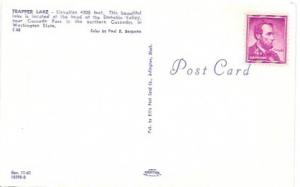 US unused postcard, Trapper Lake, Cascades, Washington State