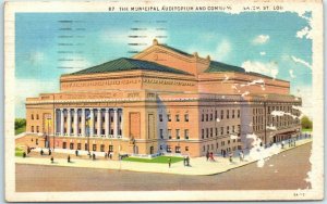 M-32562 The Municipal Auditorium and Community Center St Louis Missouri