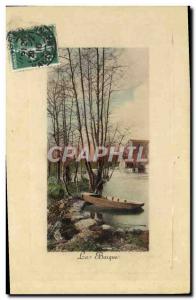 Old Postcard The Mill Fancy boat