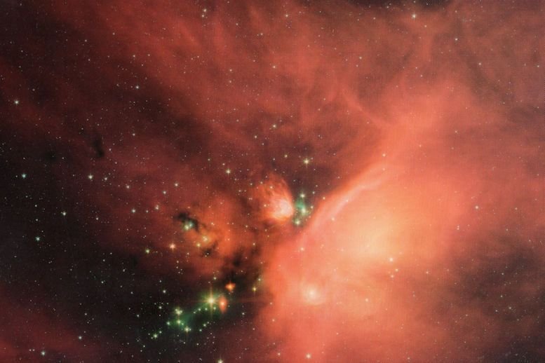 RHO Ophiuchi Cloud Complex Scorpius Ophiuchus Astronomy Postcard