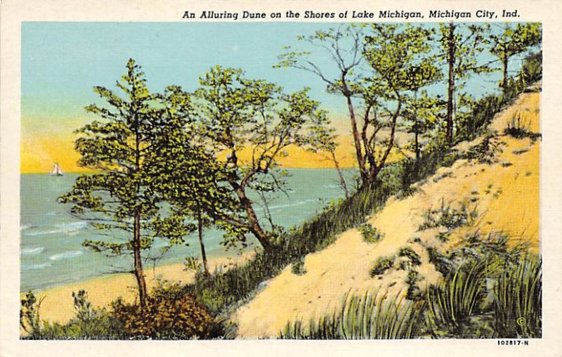 An Alluring Dune on the Shores Lake Michigan - Michigan City, Indiana IN