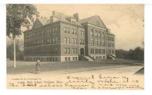 MA -  Waltham. High School ca 1905