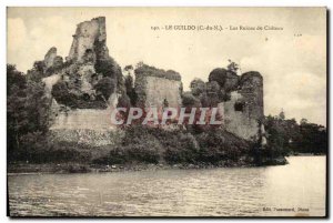 Old Postcard The Ruins of Chateau Guildo
