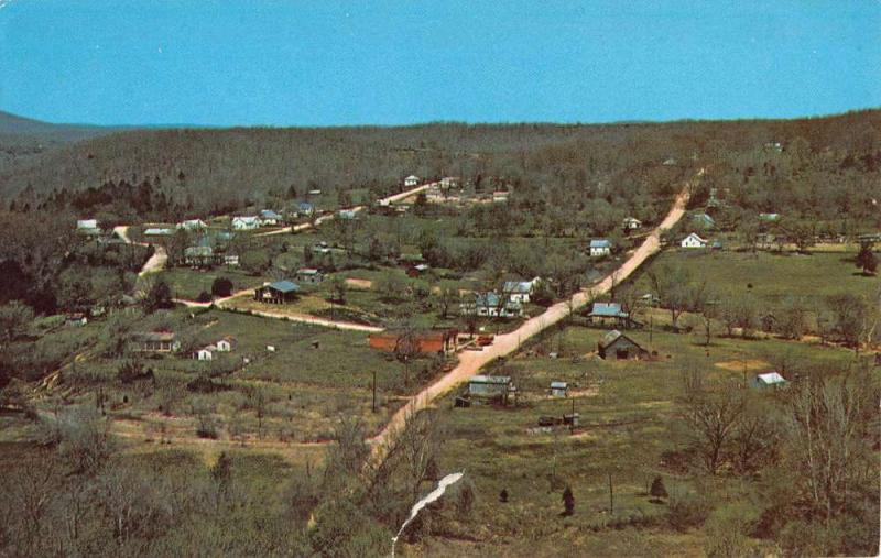 Gilbert Arkansas Birdseye View Of City Vintage Postcard K90891