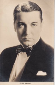 RP: CLIVE BROOK, English film actor, 1920s