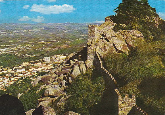 Portugal Sintra Mussulmen's Castle and Partial View