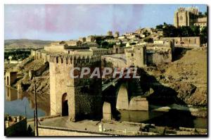 Postcard Modern Toledo Puente San Martin and San Juan de los Reyes