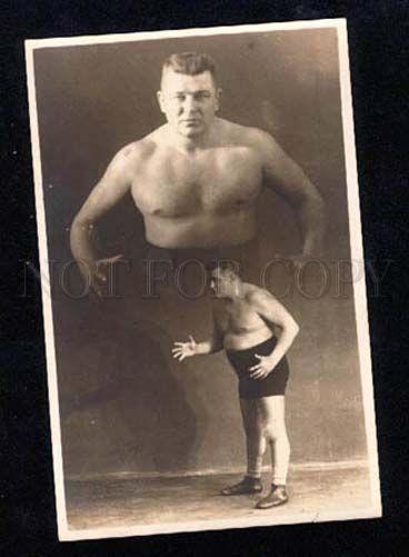 025060 WRESTLING FAMOUS WRESTLER J.JAAGO Vintage photo PC