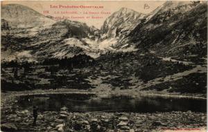 CPA Le CANIGOU - La Grand Étang et les Pics CANIGOU et Barbet (451291)
