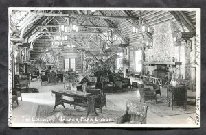 h2606 - JASPER PARK LODGE Alberta 1928 Real Photo Postcard by Slark