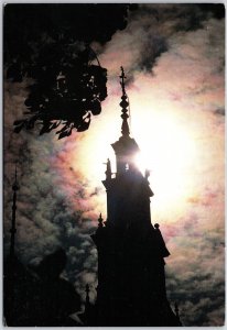 VI Swiatowy Dzien Mtodziezy Z Ojcem Swietym Janem Sunrise Tower Postcard